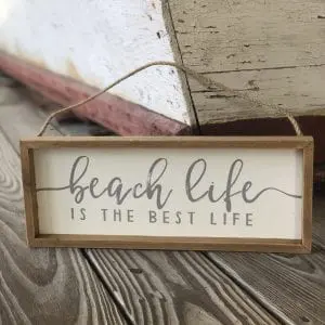 Beach Life sign
