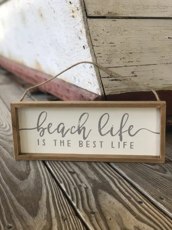 Beach Life sign