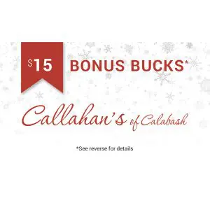 Gift Cards + Additional Bonus Bucks