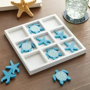 Nautical Tic Tac Toe - Starfish/Turtles