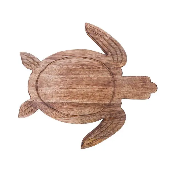 Wood Cutting Board - Turtle