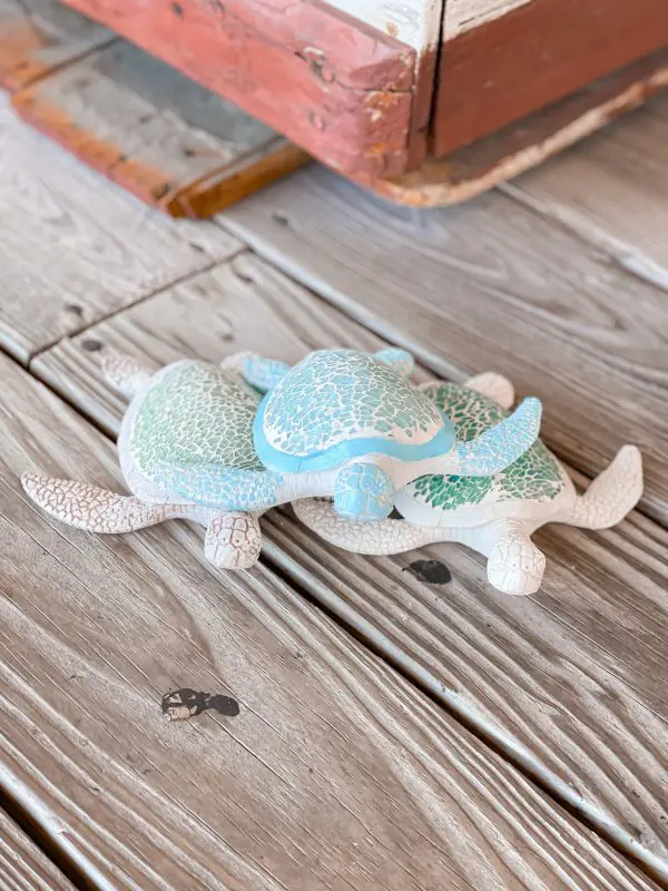 Mosaic Turtle - Blue-Green - Image 2