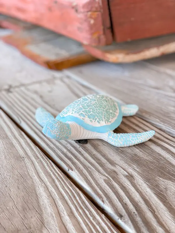 Mosaic Turtle - Blue