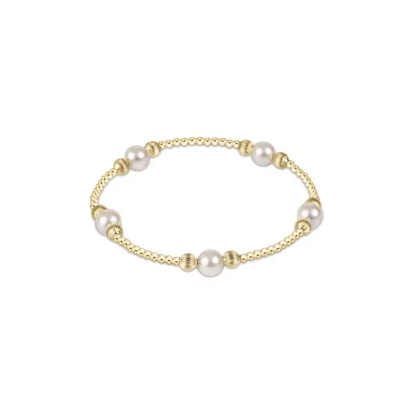 enewton: Purpose Pearl 6mm Bead Bracelet - Dignity