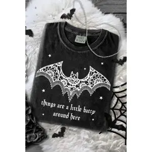 "Things Are A Little Batty" Mineral Graphic Tee