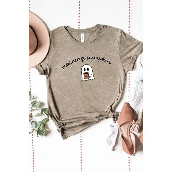 "Morning Pumpkin" Mineral Graphic Tee