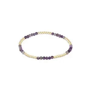 enewton: Blissful Pattern 2.5mm Bead Bracelet - Amethyst