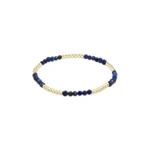 enewton: Blissful Pattern 2.5mm Bead Bracelet - Lapis