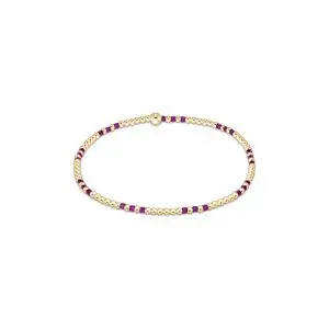 enewton: Hope Joy Pattern 2mm Bead Bracelet - Fuchsia