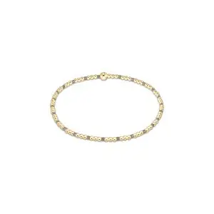 enewton: Hope Sincerity Pattern 2mm Bead Bracelet - Milkshake
