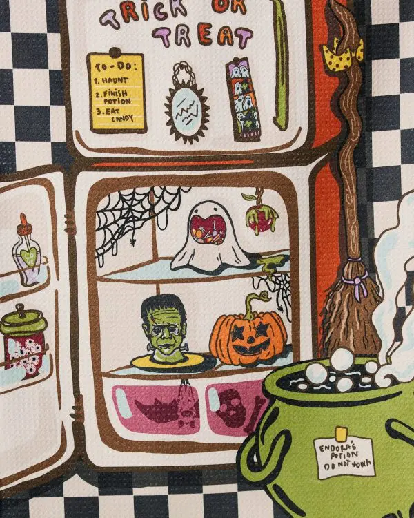 Geometry: Kitchen Tea Towel - Spooky Roommates - Image 2