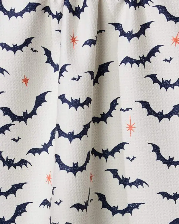 Geometry: Kitchen Tea Towel - Midnight Friends White - Image 2