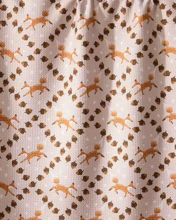 Geometry: Kitchen Tea Towel - Foxes and Twinkles - Image 2