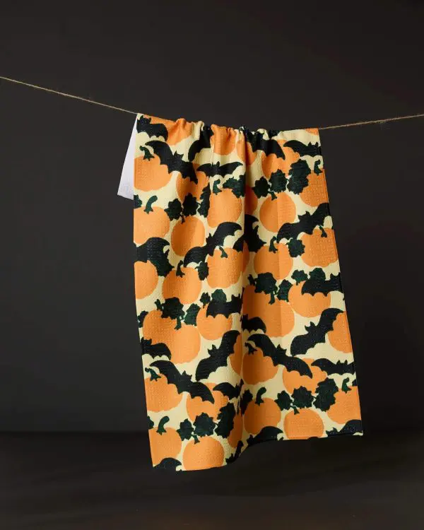 Geometry: Kitchen Tea Towel - Bat Flight