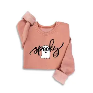 "Spooky" Mineral Graphic Sweatshirt