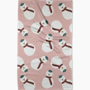 Geometry: Kitchen Tea Towel - Snowman