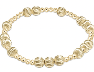 enewton: Hope Unwritten Dignity 6mm Bead Bracelet - Gold