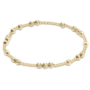 enewton: Hope Unwritten Dignity 4mm Bead Bracelet - Gold