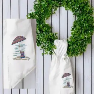 Wreath Sash - Beach Umbrella