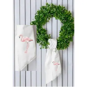 Wreath Sash - Flamingo