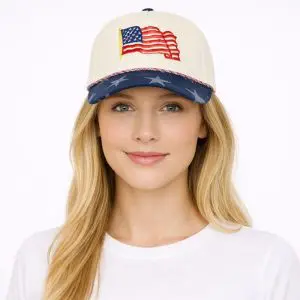 Waving American Flag Hat