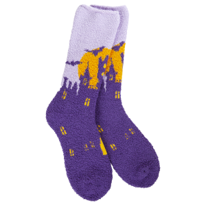 World's Softest Socks: Halloween Cozy Crew - Haunted Hotel