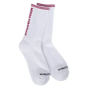 World's Softest Socks: Holiday Sport Mini Crew - Merry Christmas