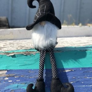 L Gnome - Spiderweb Hat w/ Polkadot Legs