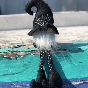 S Gnome - Spiderweb Hat w/ Polkadot Legs