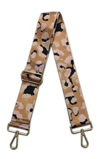 Ah-Dorned: Bag Strap - Blush Leopard
