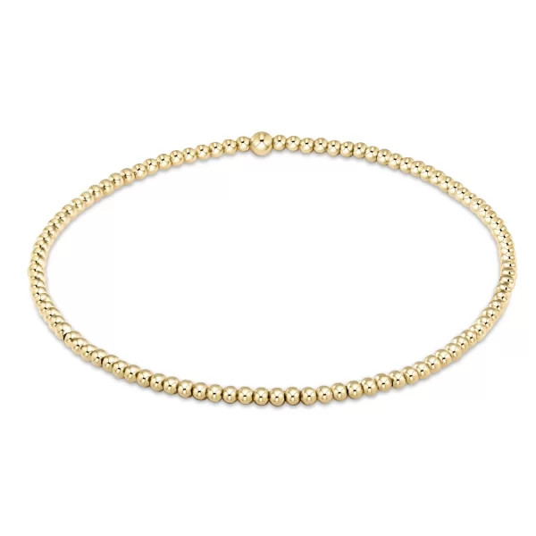 enewton: Classic Gold 2mm Bead Bracelet