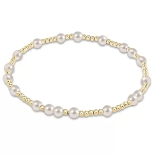 enewton: Hope Unwritten 4mm Bead Bracelet - Pearl