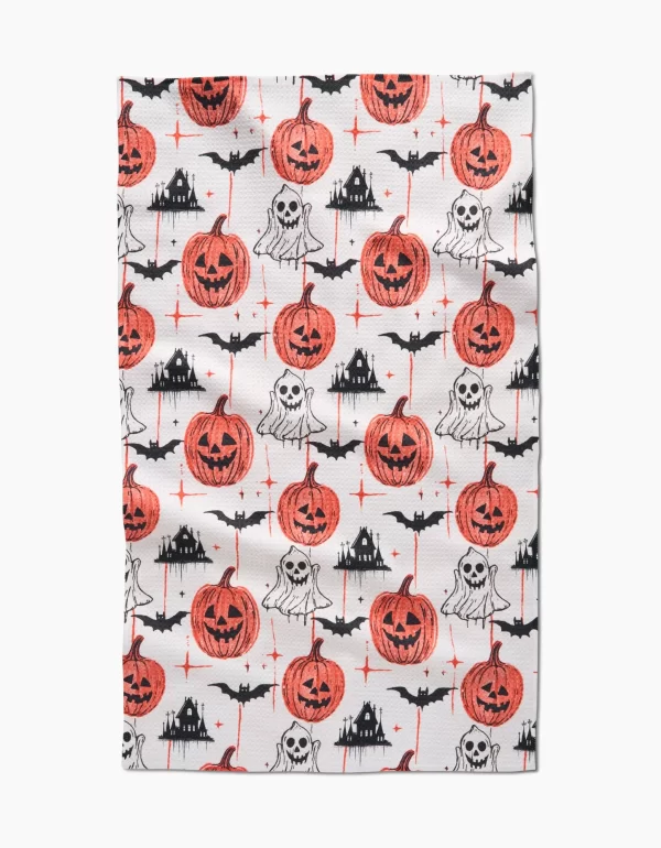 Geometry: Kitchen Tea Towel - Halloween is Here