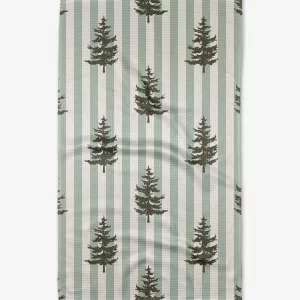Geometry: Kitchen Tea Towel - Fir Real