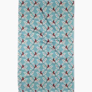 Geometry: Kitchen Tea Towel - Winter Holly