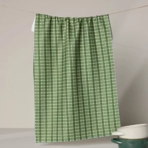 Geometry: Kitchen Tea Towel - Shay Plaid
