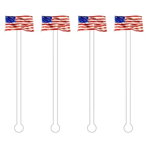 Acrylic Stir Sticks - Old Glory