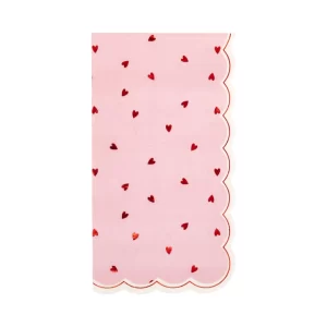 Scattered Hearts Dinner Napkins