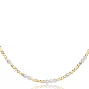 enewton: Choker Beaded - Hope Unwritten Pearl 3mm