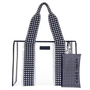 Case-Mate: Jelly Tote Bag - Navy Gingham