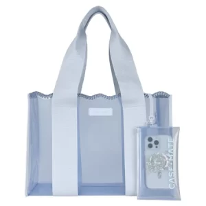 Case-Mate: Jelly Tote Bag - Carolina Blue Crochet Wave
