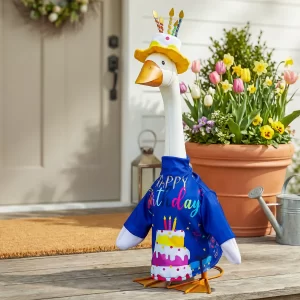 Giddy the Porch Goose: Outfit - Birthday Celebration