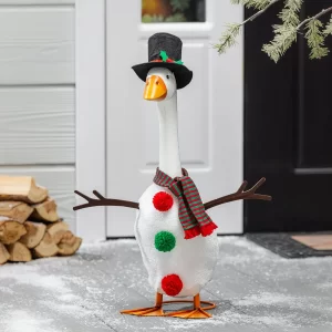 Giddy the Porch Goose: Outfit - Snowman