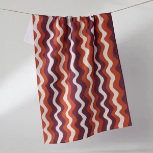 Geometry: Kitchen Tea Towel - Harvest Groove