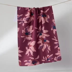 Geometry: Kitchen Tea Towel - Mulberry Bloom