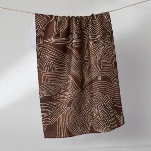 Geometry: Kitchen Tea Towel - Pearl Botanical